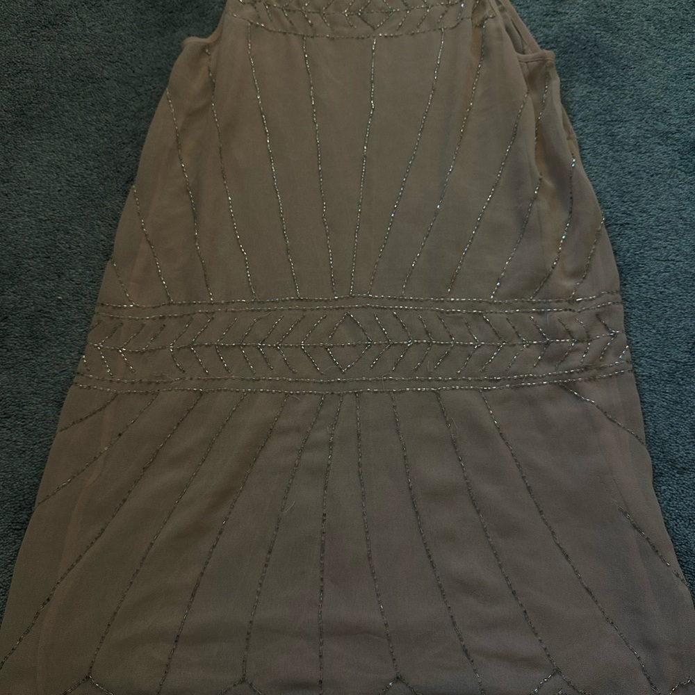 Free people blush pink beaded dress